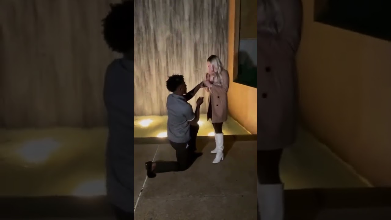 interracial proposal. This is so beautiful.....