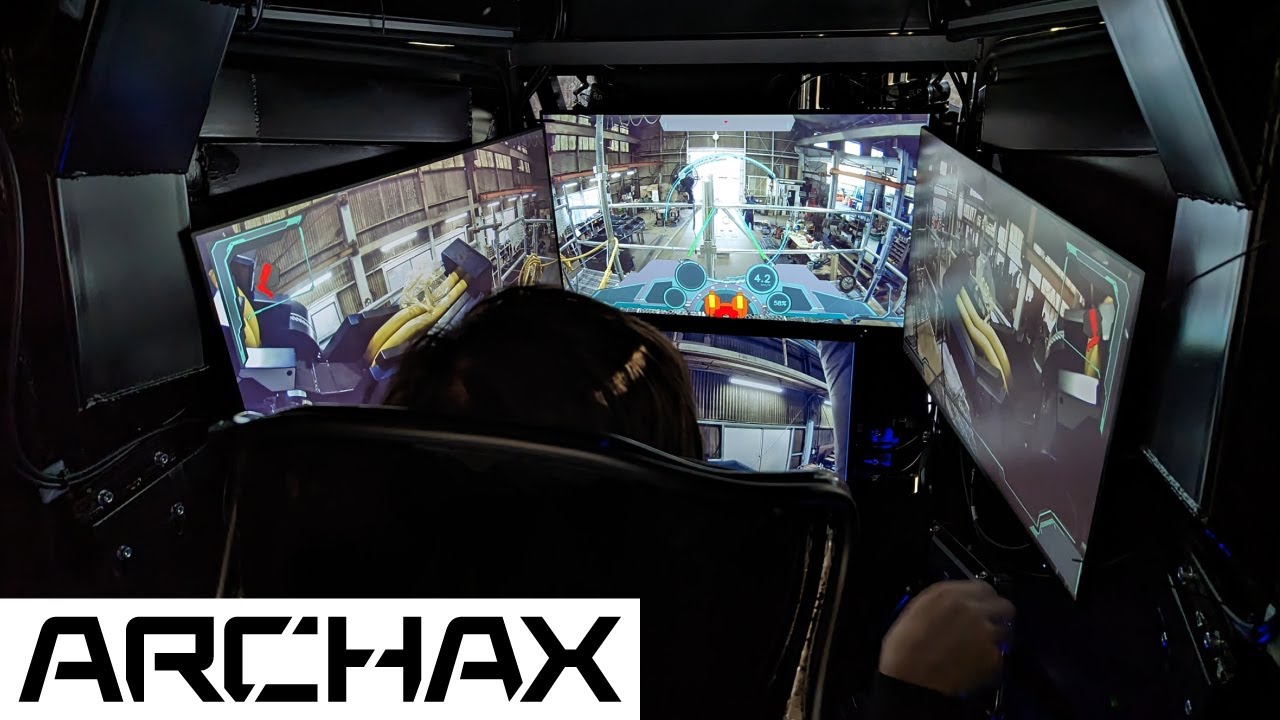 【動作テスト】パイロット視点での起動｜搭乗型ロボット アーカックス