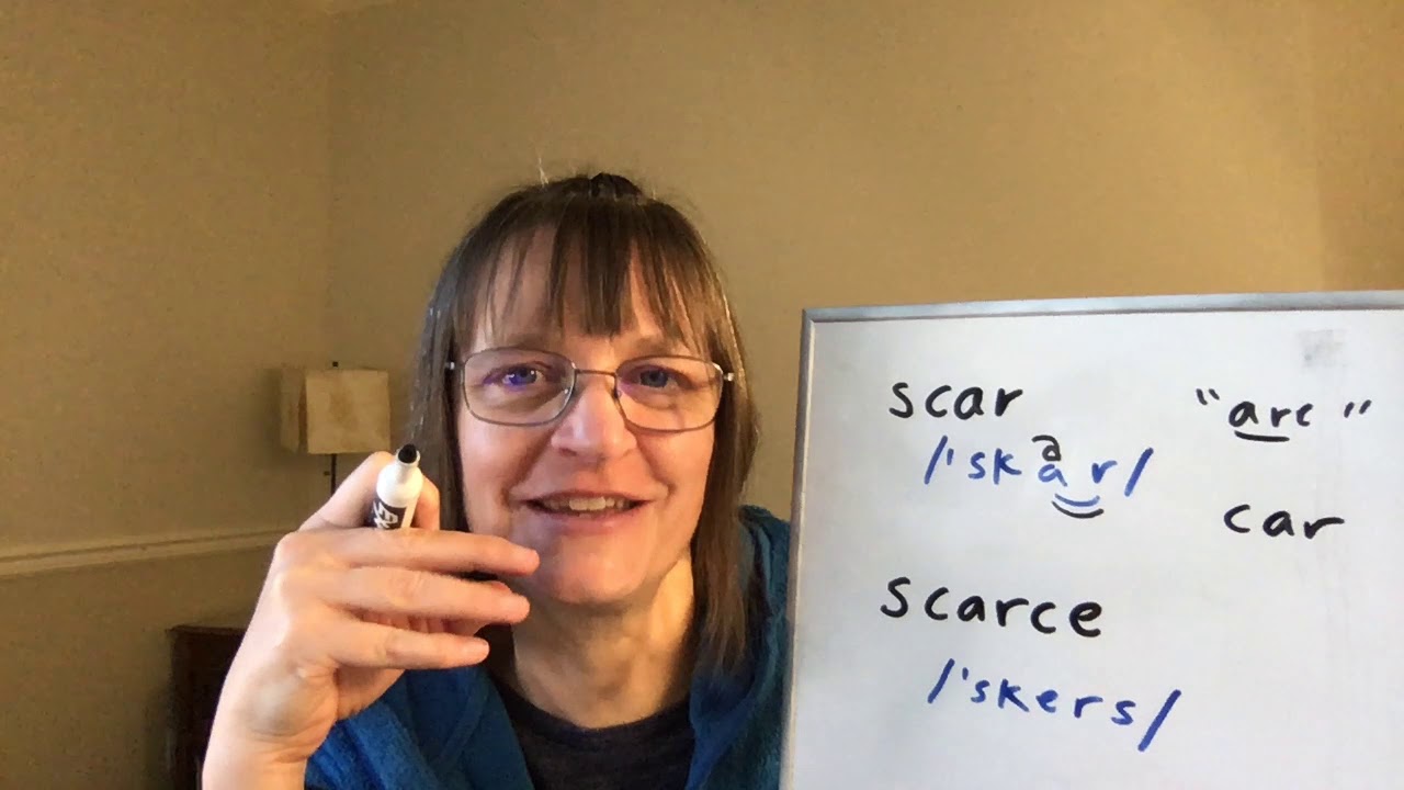 Как произносятся слова Scar, Scar и Scarce