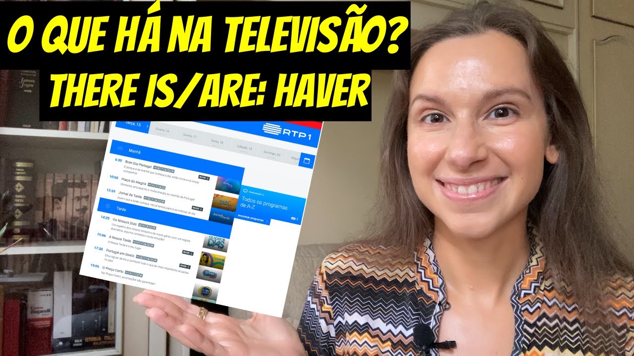 Beginner Portuguese: How to say: THERE IS/ARE using the verb HAVER.