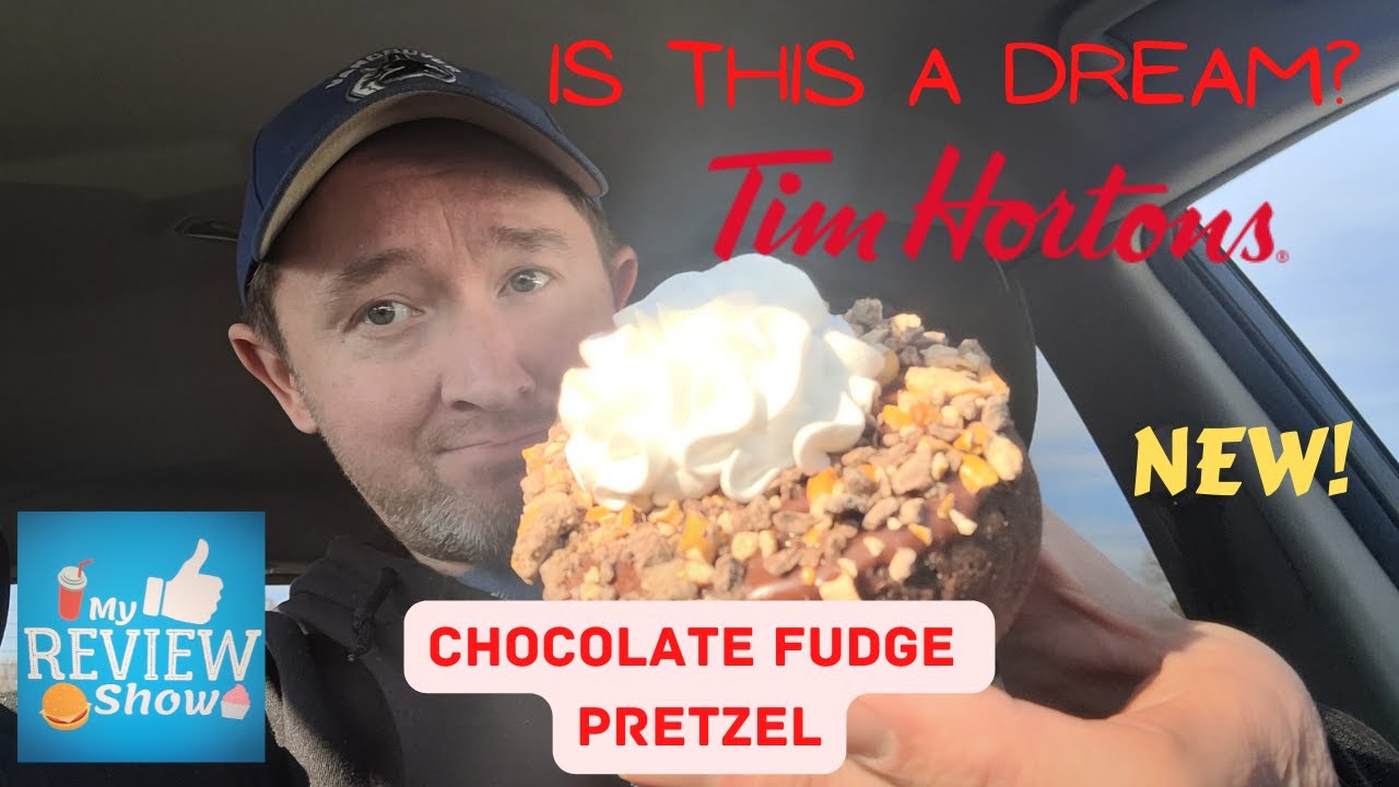 Is the NEW Chocolate Fudge Pretzel DREAM DONUT from Tim Horton's any good?
