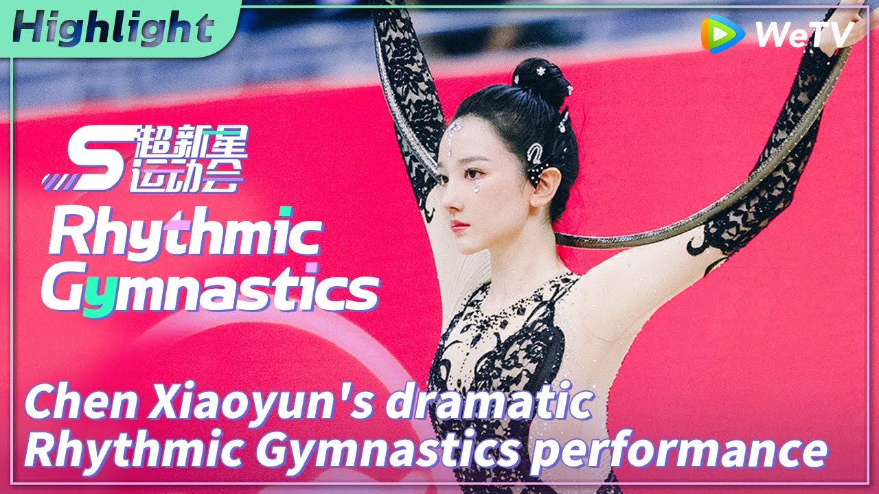 [Cheer for Olympics🥇] Chen Xiaoyun's dramatic Rhythmic Gymnastics performance. | Super Novae Games