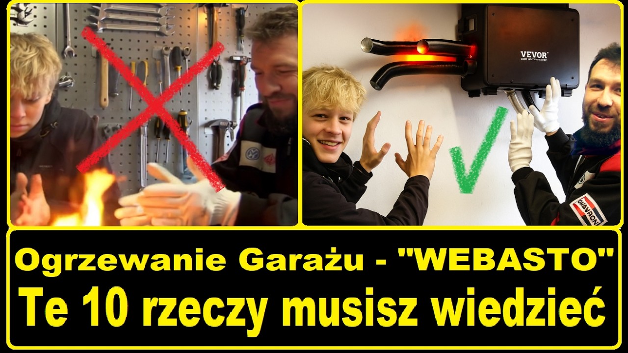 Ogrzewanie Garażu / Warsztatu przez Ogrzewanie postojowe 