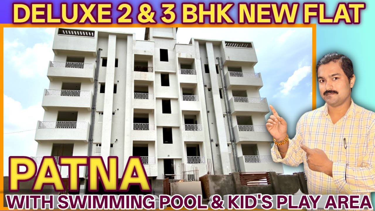 Patna में Deluxe 2 & 3 BHK Flat | Swimming Pool के साथ Luxury Living