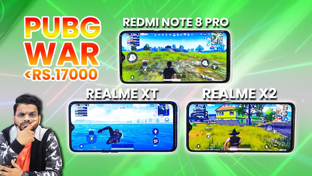 Realme X2 vs Realme XT vs Redmi Note 8 Pro - Pubg Test 🔥 Konsa Best Hai? 🔥