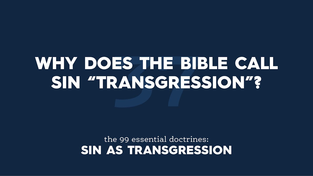 Why does the Bible call sin 