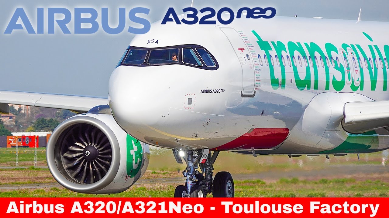 AIRBUS A320/321NEO Compilation, Airbus Toulouse Factory & Flight test (2024)