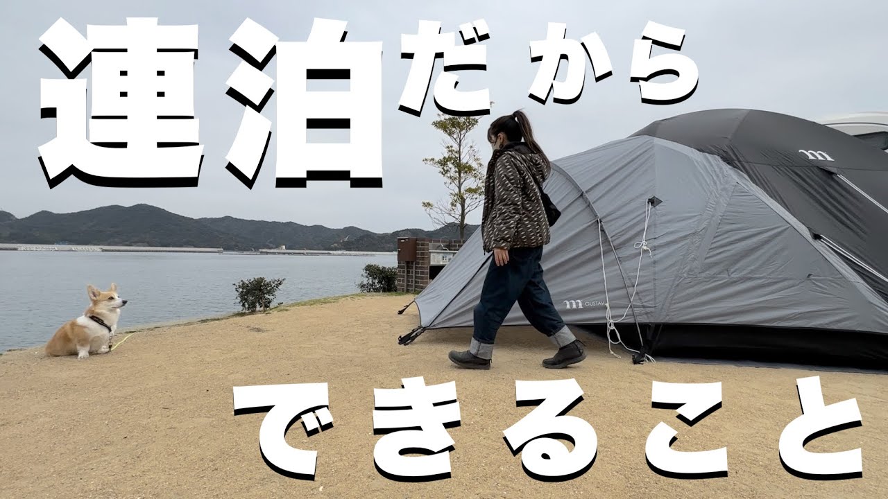 初心者こそ連泊だ！バタバタしない、観光もできる！【夫婦と犬キャンプ】