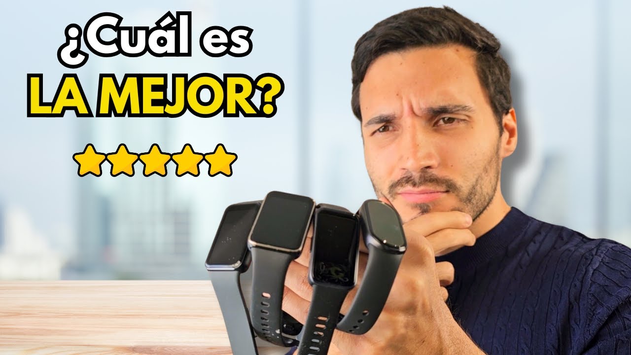 MEJORES SMART BANDS 2025 💥 &iquest;Cu&aacute;l es la MEJOR para COMPRAR?