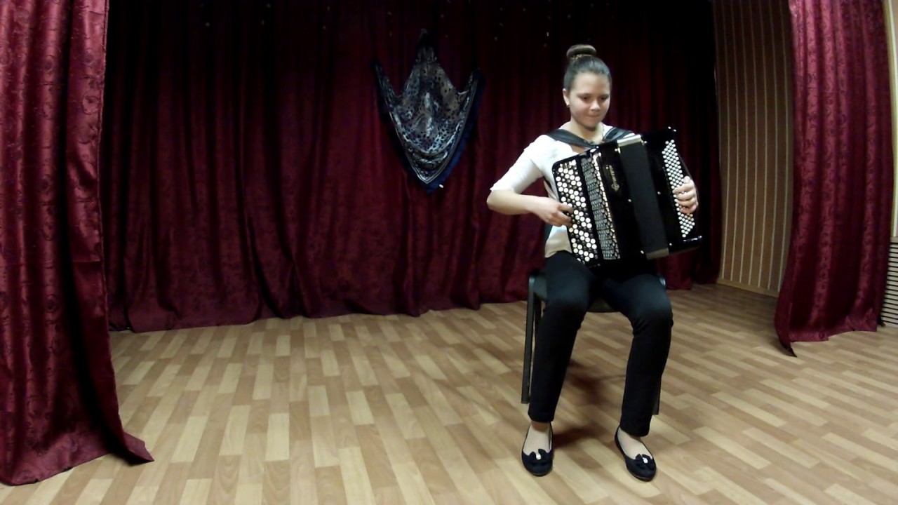 Карусель А.Фоссен, обработка Ю.Шахнова, Полина Гудилова, баян