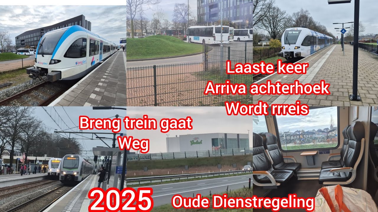 Vrijdag 12 December afscheid genoomen breng gtw arriva Achterhoek word rrreis 