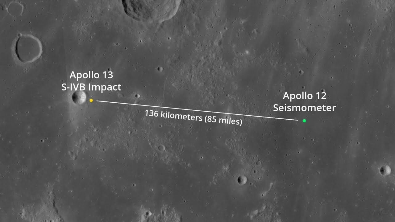 Apollo 13 S-IVB Impact Site