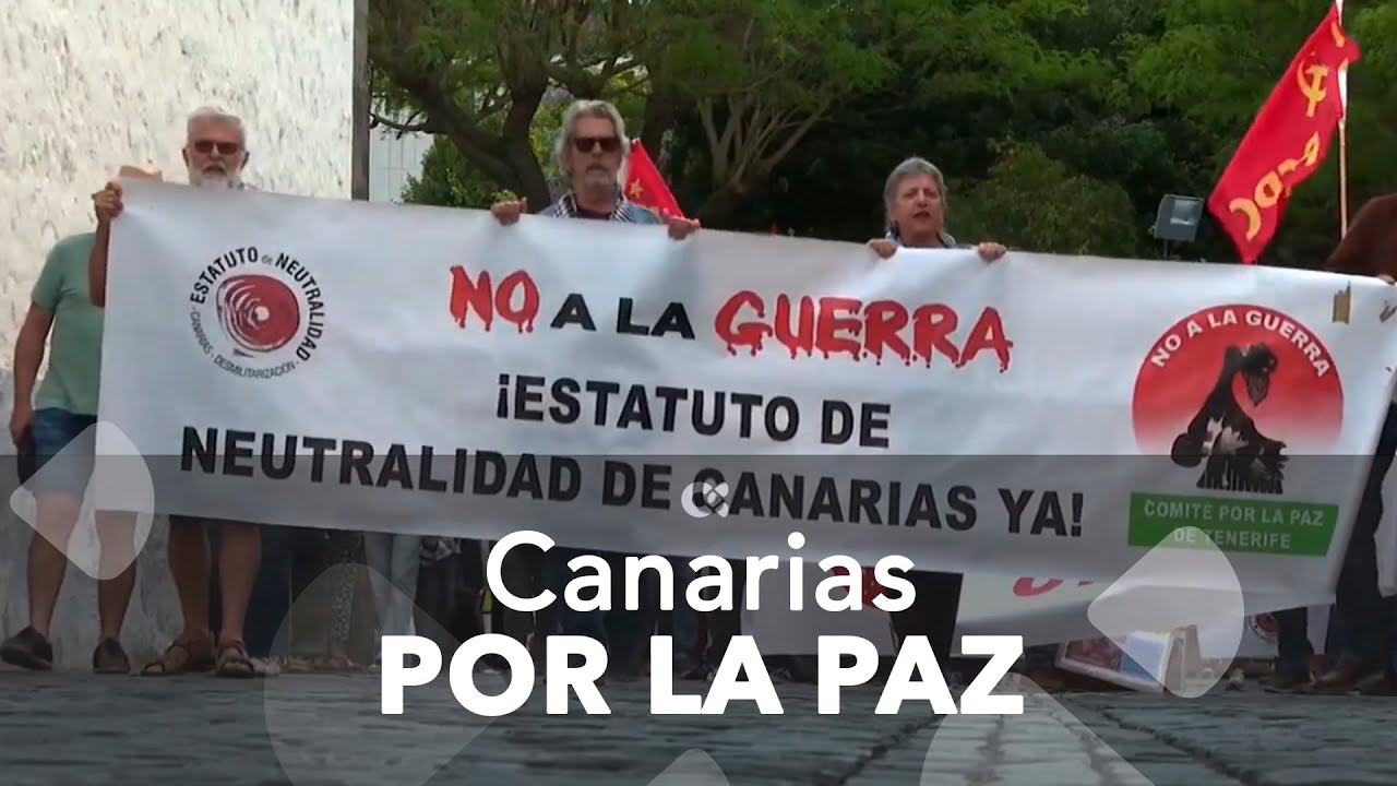 Manifestaciones en las dos capitales canarias en defensa de un Estatuto de Neutralidad