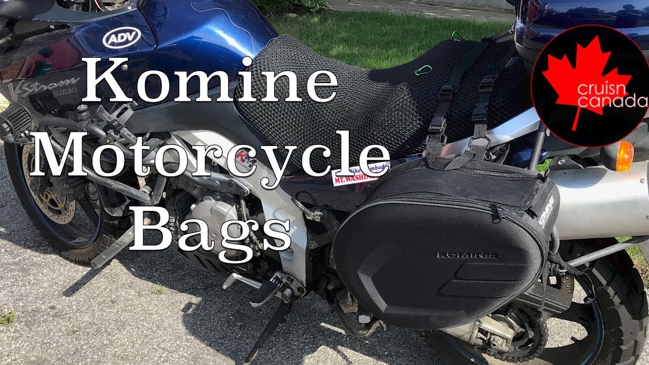 Komine Motorcycle Saddle Bags from Banggood.com | Unboxing and First Look!