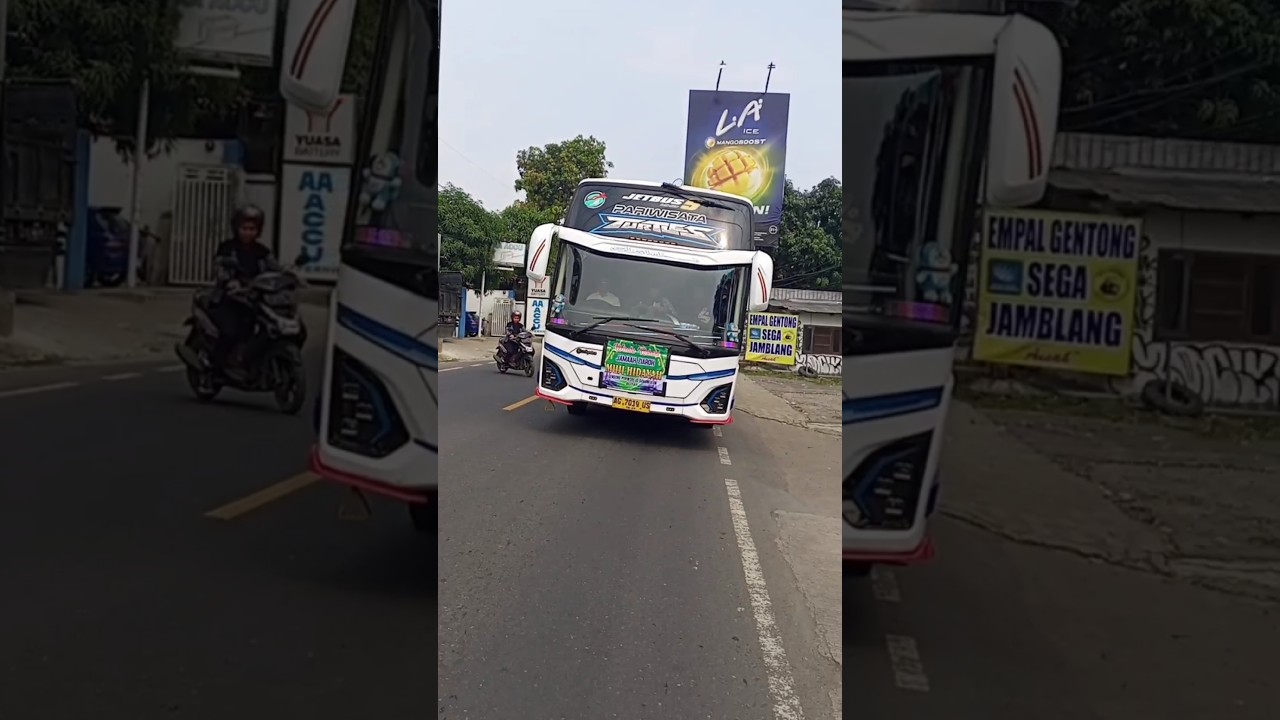 rombongan bus jb5 shd  lintas KUNINGAN