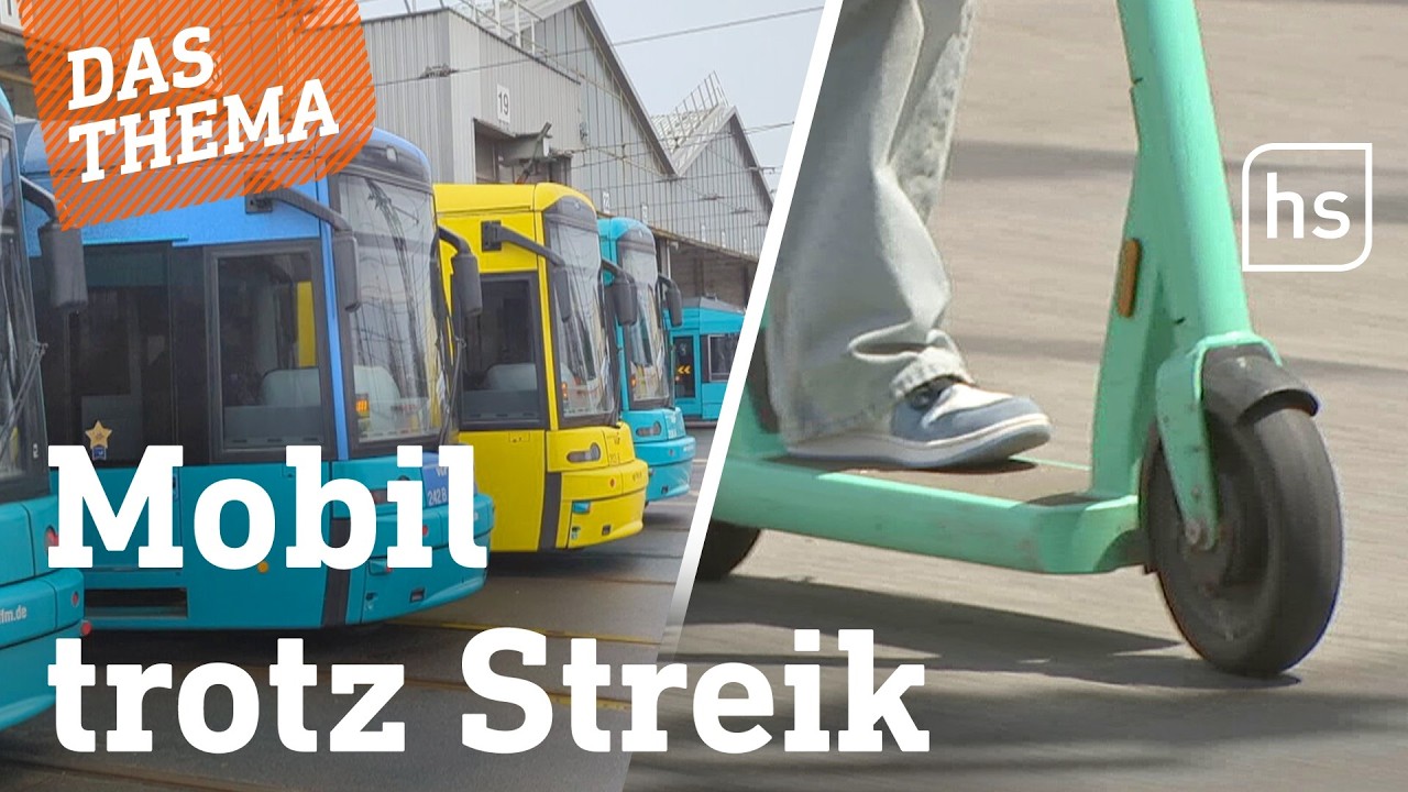 Chaos? So war der Streiktag für Bus- und Bahn-Nutzer | hessenschau DAS THEMA