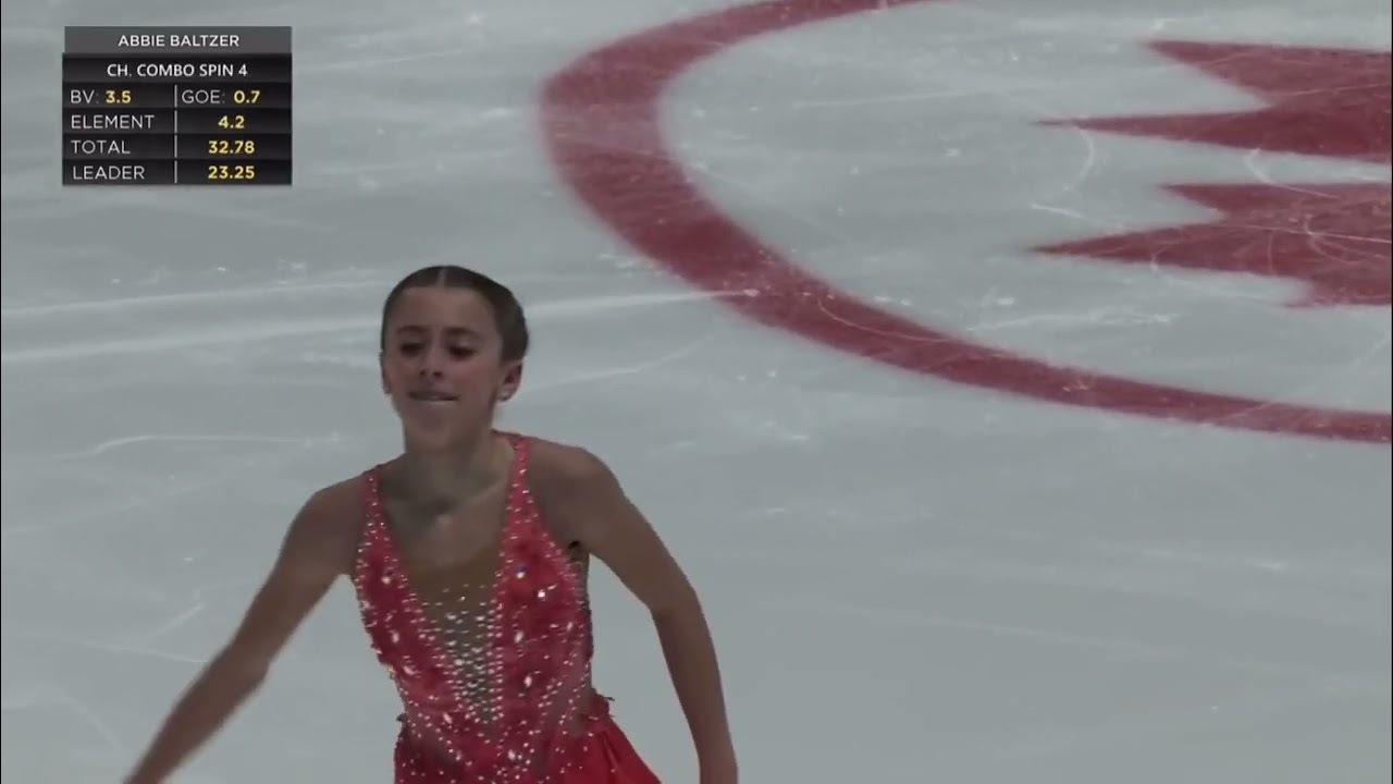 Abbie Baltzer - 2022 Canadian Tire National Championships Junior SP