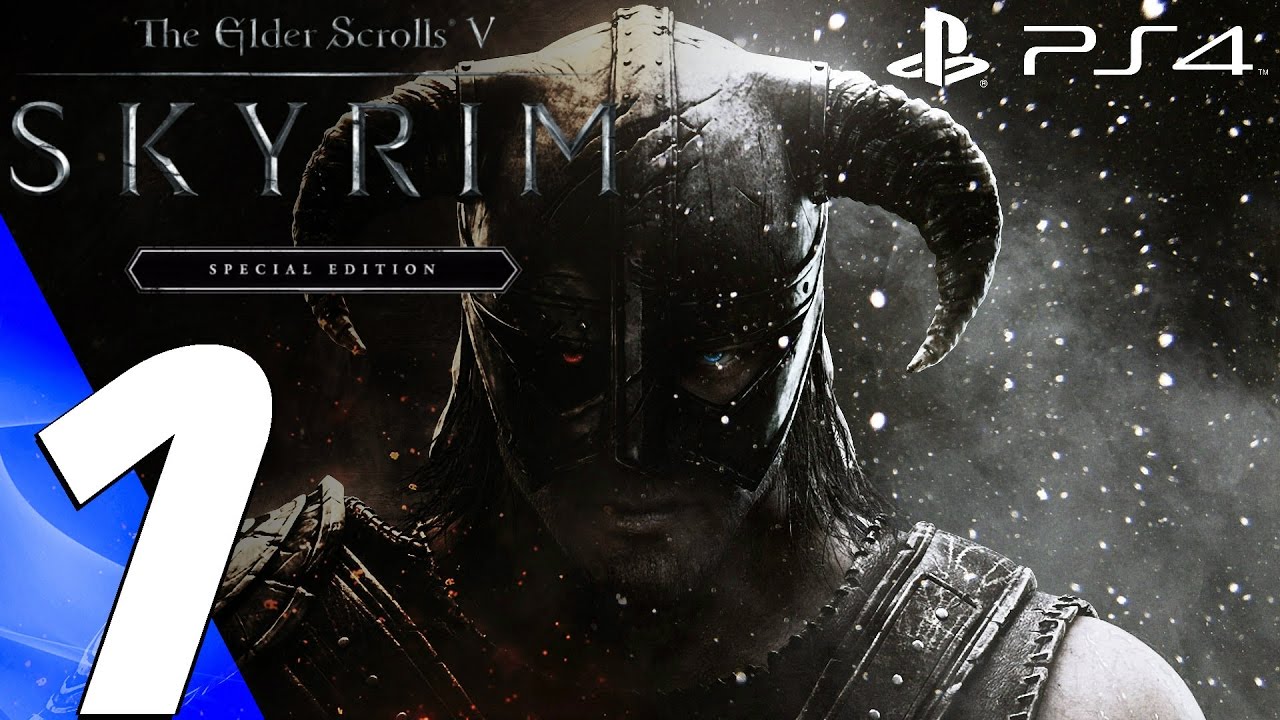 Skyrim Special Edition (PS4) - Gameplay Walkthrough Part 1 - Prologue (Full Game)
