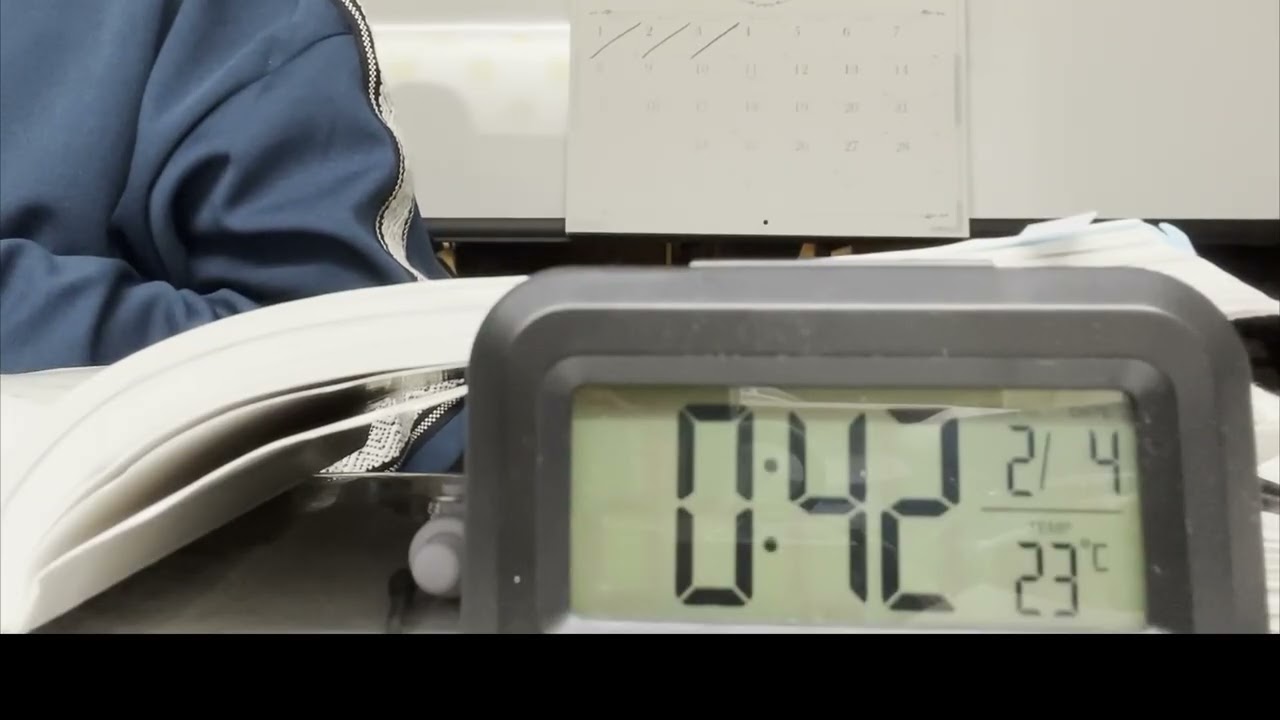 1分でもいいから集中する 4日目