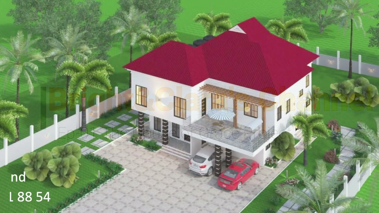 Building in Ghana New 4 bedroom House foundation | Ep-01| House of grace Project #brightandclara