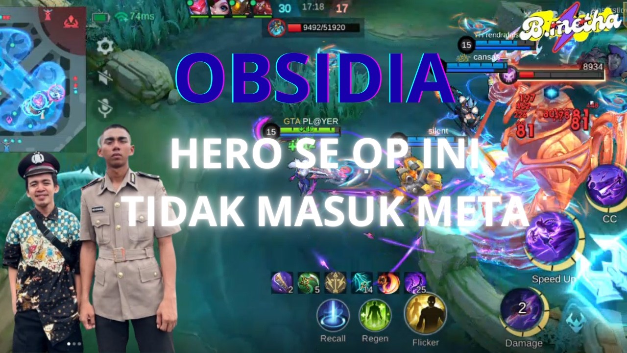 Bangun tengah malam ternyata se OP ini hero Obsidia! #mobilelegend #mlbbcreatorcamp #mlbb