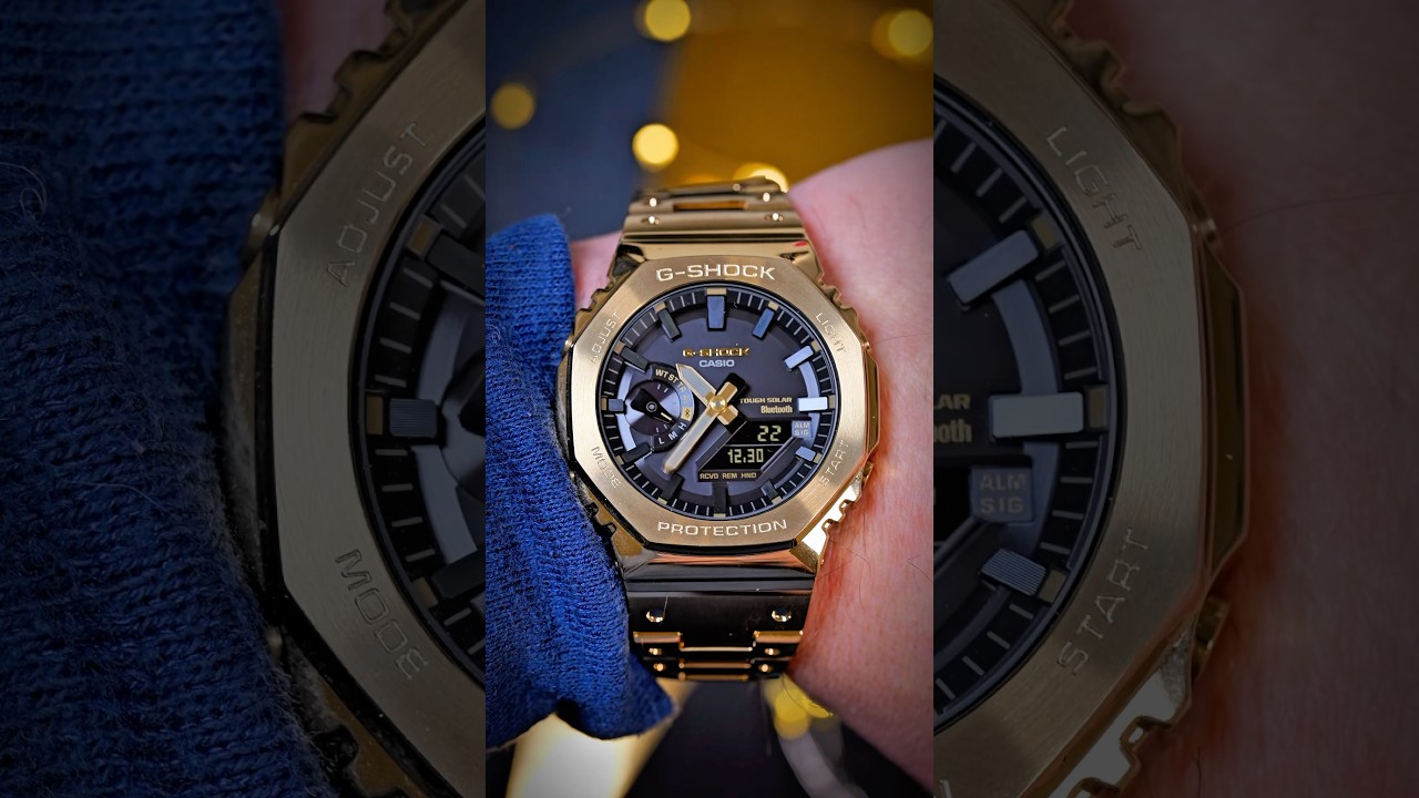G-Shock GM-B2100GD Casio All Metal Gold Casioak