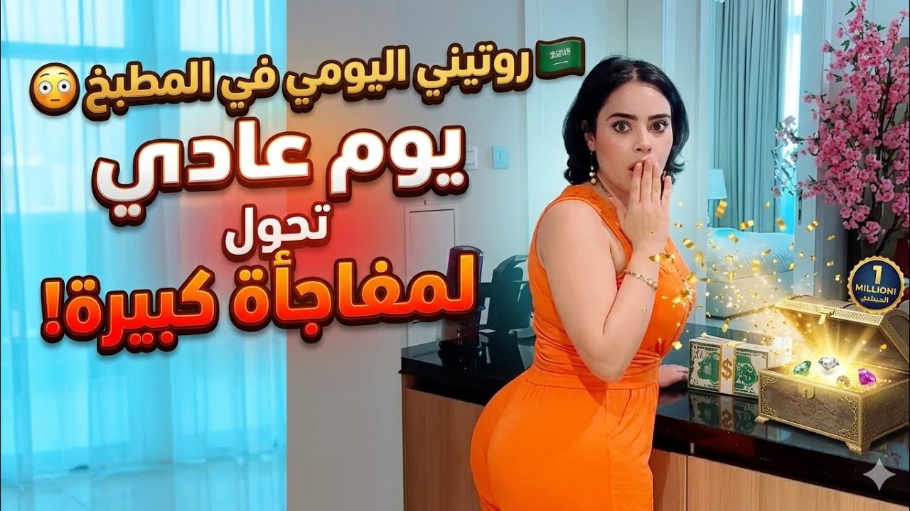 🇸🇦 روتيني اليومي في المطبخ 😳 يوم عادي تحول لمفاجأة كبيرة 😱 #روتين #مطبخ