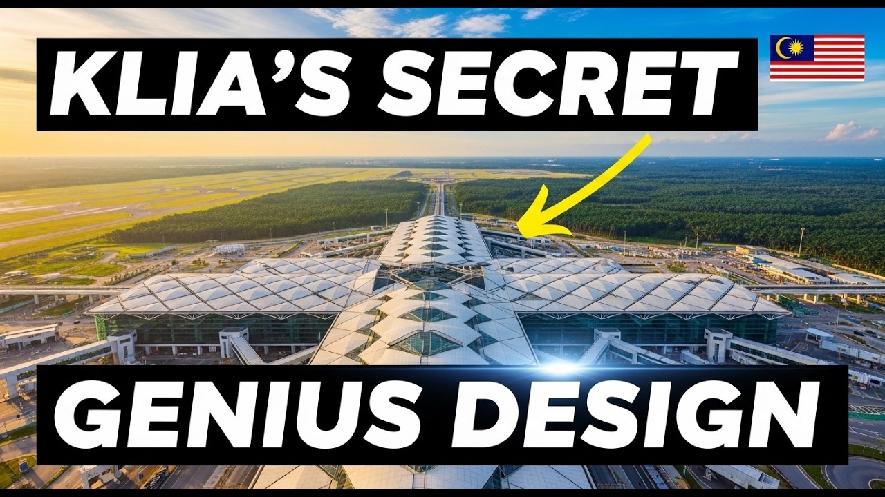 Why  Kuala Lumpur International Airport's Design is Secretly Genius