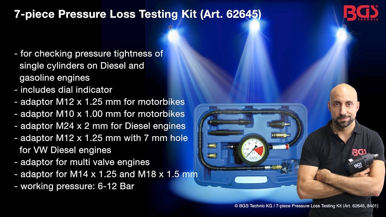 Tutorial: Pressure Loss Testing Kit | 7 pcs. (Item 62645)