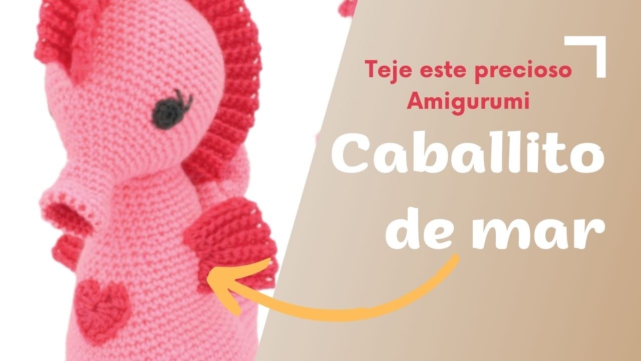 Termino el kit de  Action amigurumi Caballito de mar y este es el resultado 😍