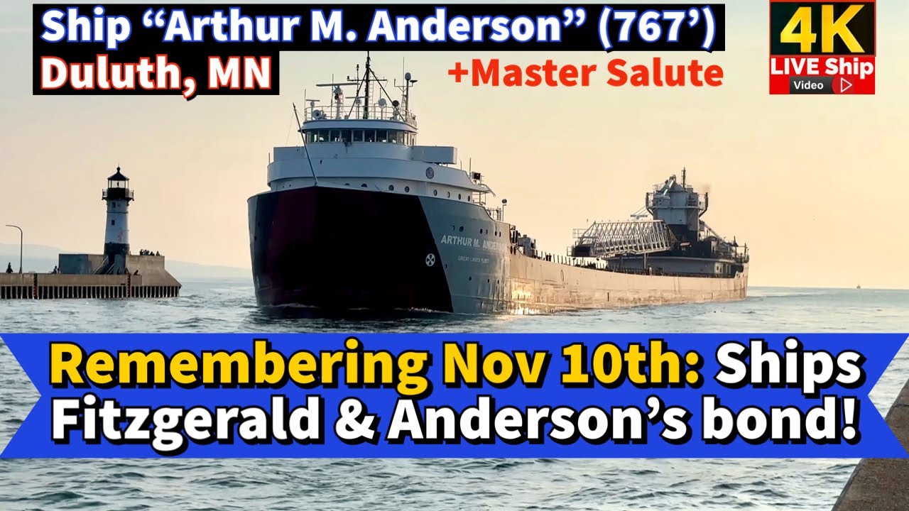 ⚓️Remembering Nov 10th: Ships Fitzgerald & Anderson’s bond!