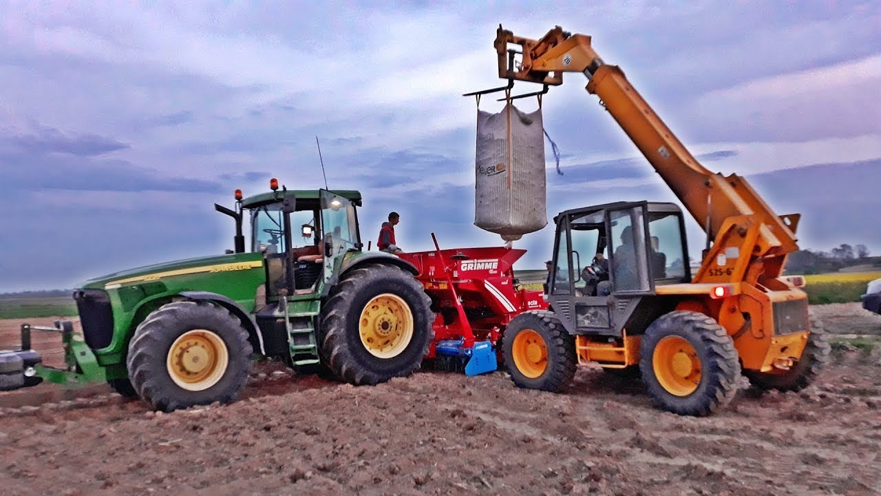 Sadzenie Ziemniaków w Gr.Ćwiok! John Deere 8220 & Grimme GL420 Exacta | PODKARPACIE