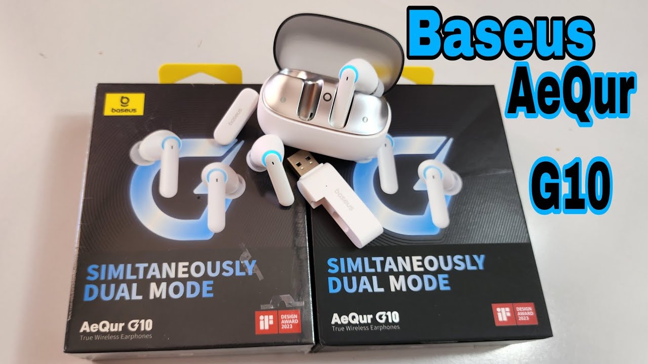Fone Baseus AeQur G10  ( Unboxing e primeiras impressões )
