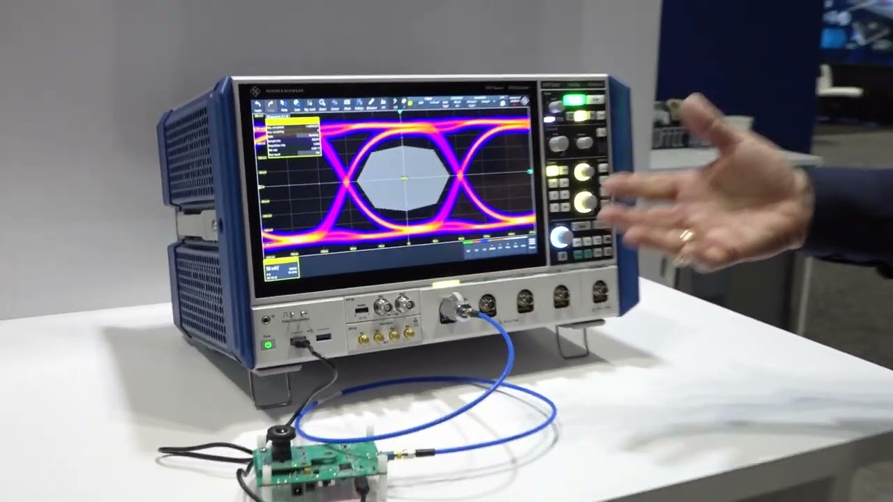 GMSL Eye Diagram Testing on an Oscilloscope