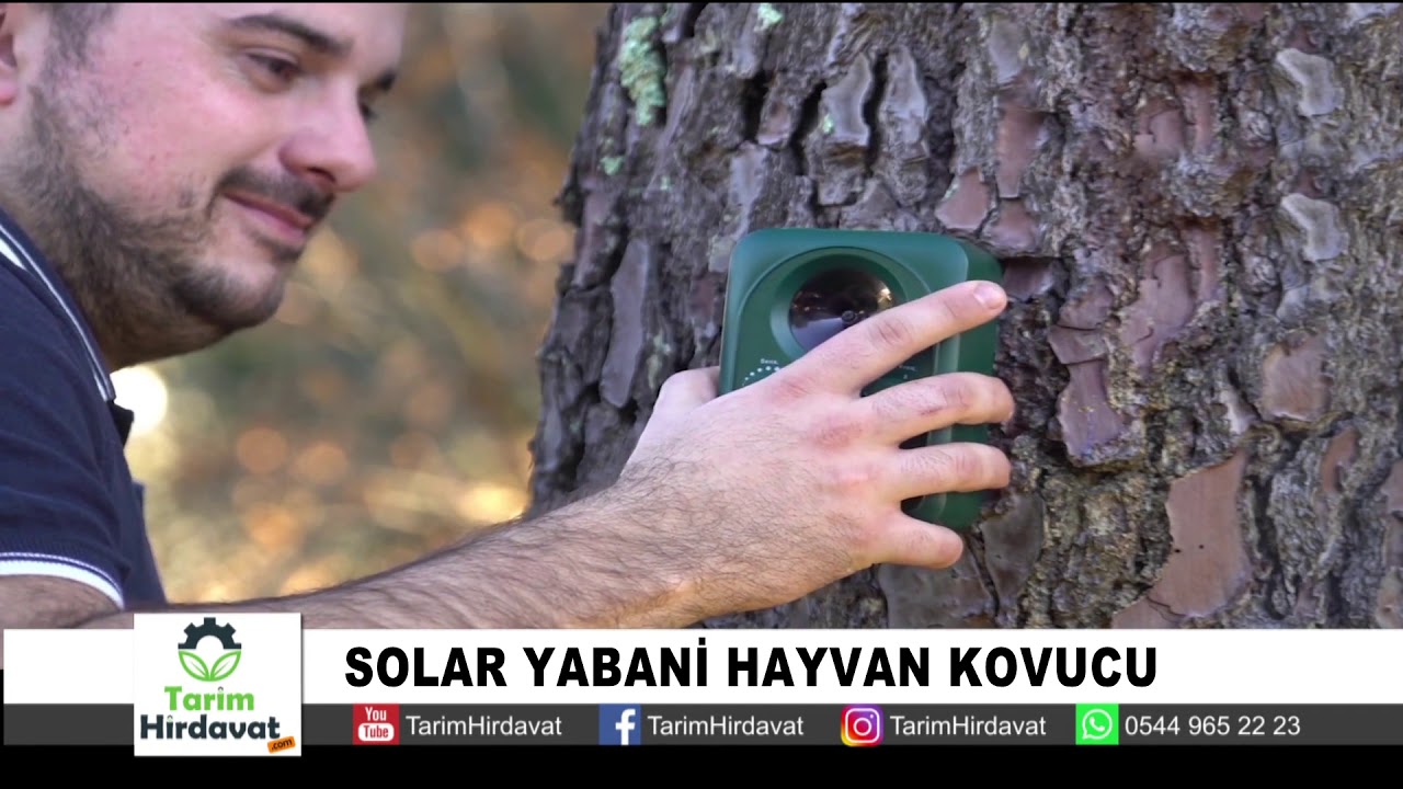 SOLAR YABANİ HAYVAN KOVUCU - SENSÖRLÜ - GÜNEŞ ENERJİLİ
