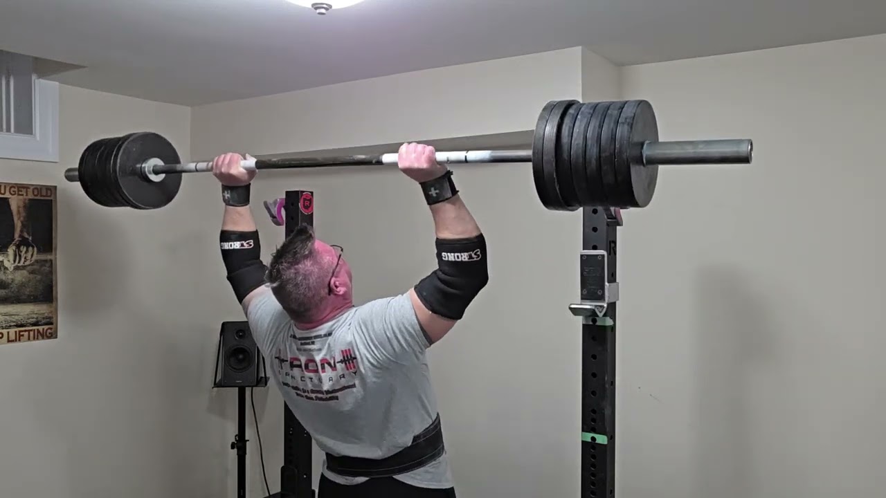 OHP - 185 lbs x 3 @ 58 years old 
