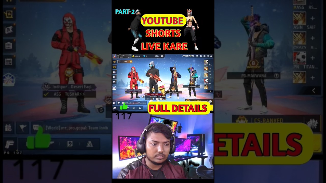 YouTube pe Pc and Mobile se Shorts 🔴Live Stream Kaise Kre | How to live streem pc and Mobile #shorts