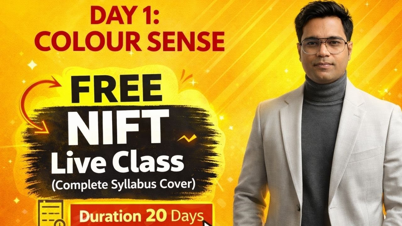 Day 1 : Colour Sense | Complete Free NIFT Entrance Exam Preparation Course