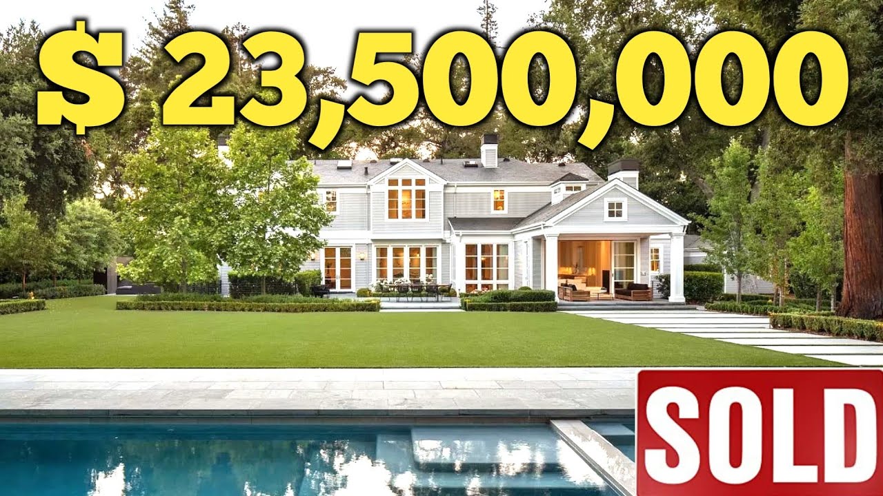 [ATHERTON, CALIFORNIA $23,500,000 FAMILY MANSION] LUXURY REAL ESTATE 2021