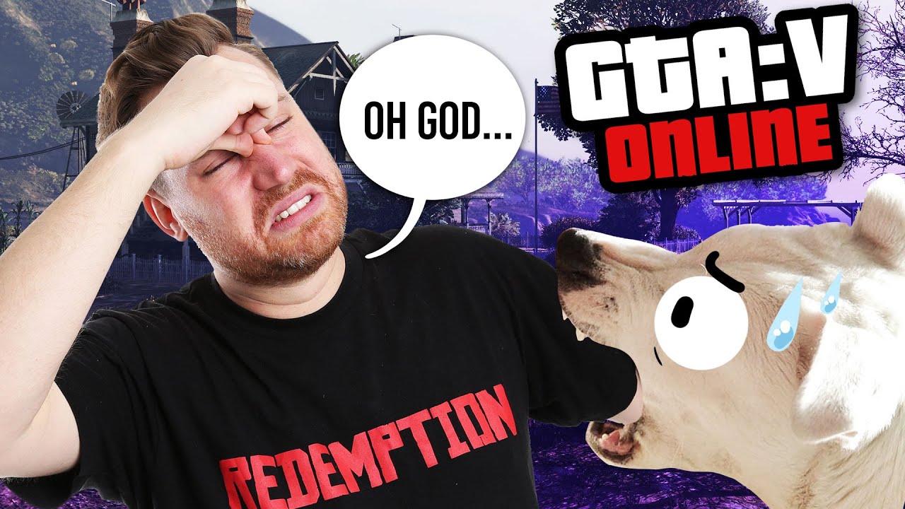 Scooping what out of your dog's mouth with your hands? (GTA 5)