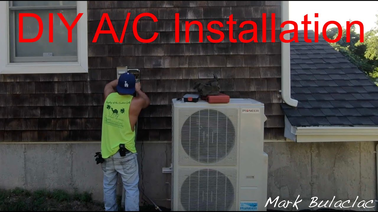 DIY Installation: Home Air Conditioning System (5 Zone Split Type: Pioneer)