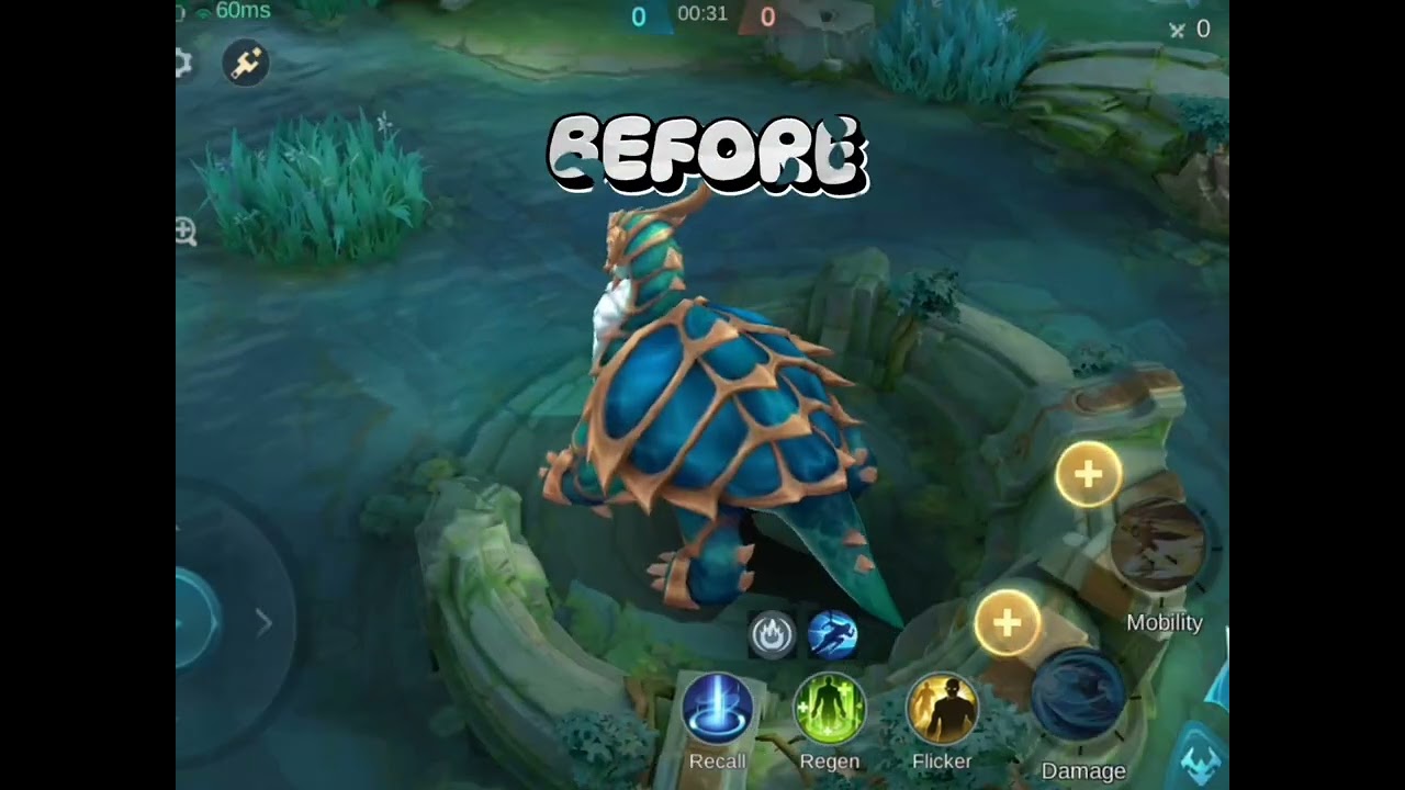 Before and after all star map with starlight phoveus gameplay #MLBBCreator #MLBBALLSTAR