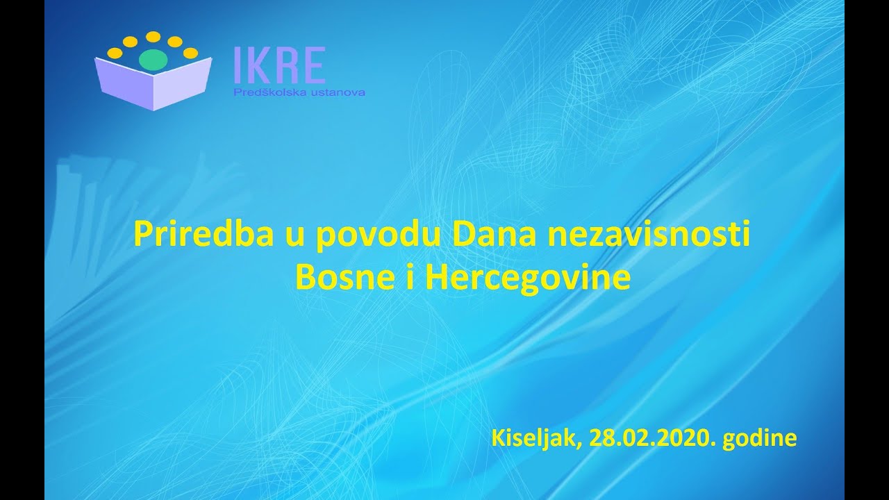 Priredba u povodu Dana nezavisnosti BiH, 28.02.2020. - 