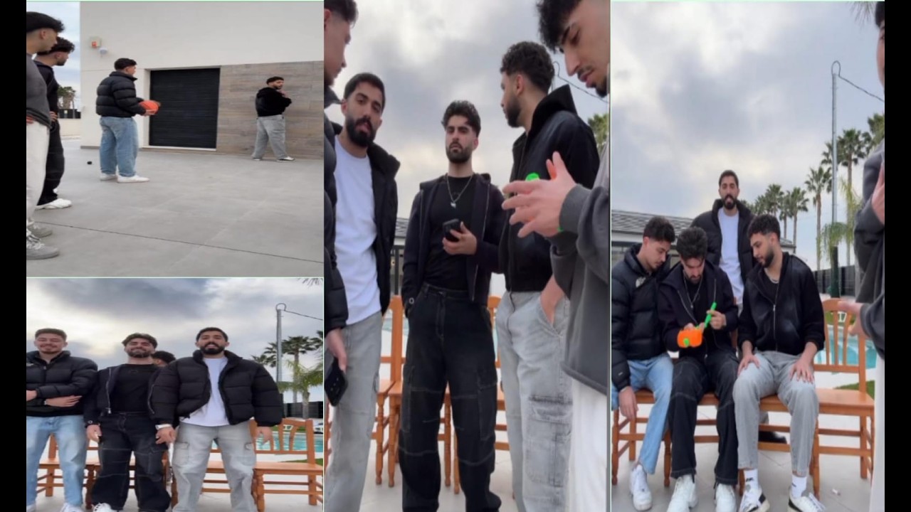 لايف نزار  و الآن و عدنان  و أسامة  و طارق  مشاهير تيك توك