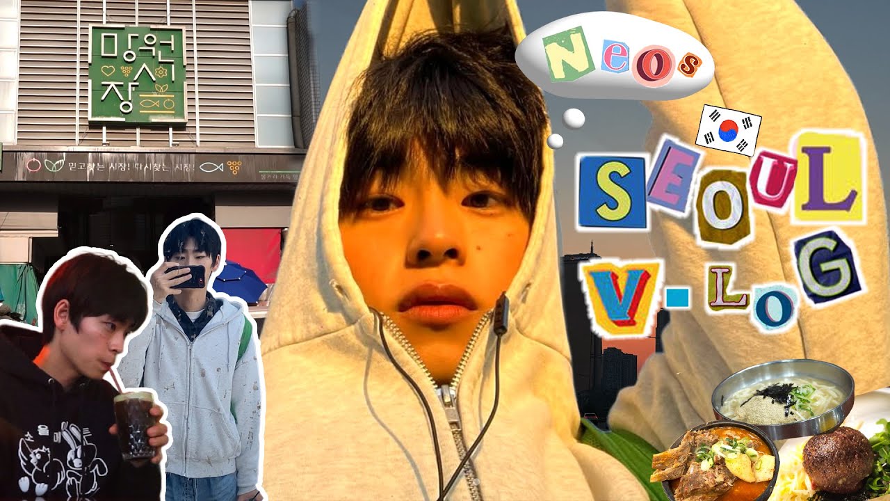 [V-log] NEO in Seoul | **꿀잼 보장** 일본인 모델 네오의 서울 탐방기 🚗 한국인이 되 ㅋ