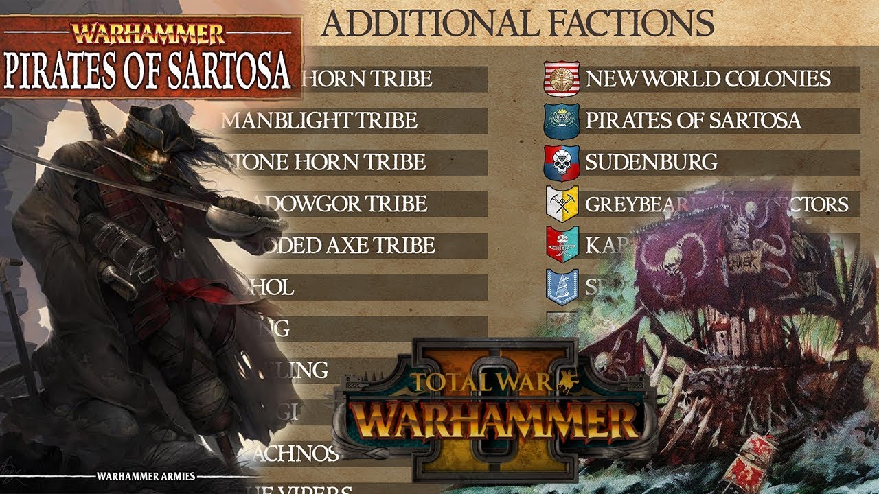 Minor Factions: Karak Zorn, Pirates of Sartosa, Knights of Origo & More | Total War: Warhammer 2