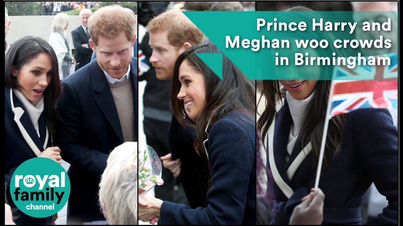 Prince Harry and Meghan woo crowds in Birmingham