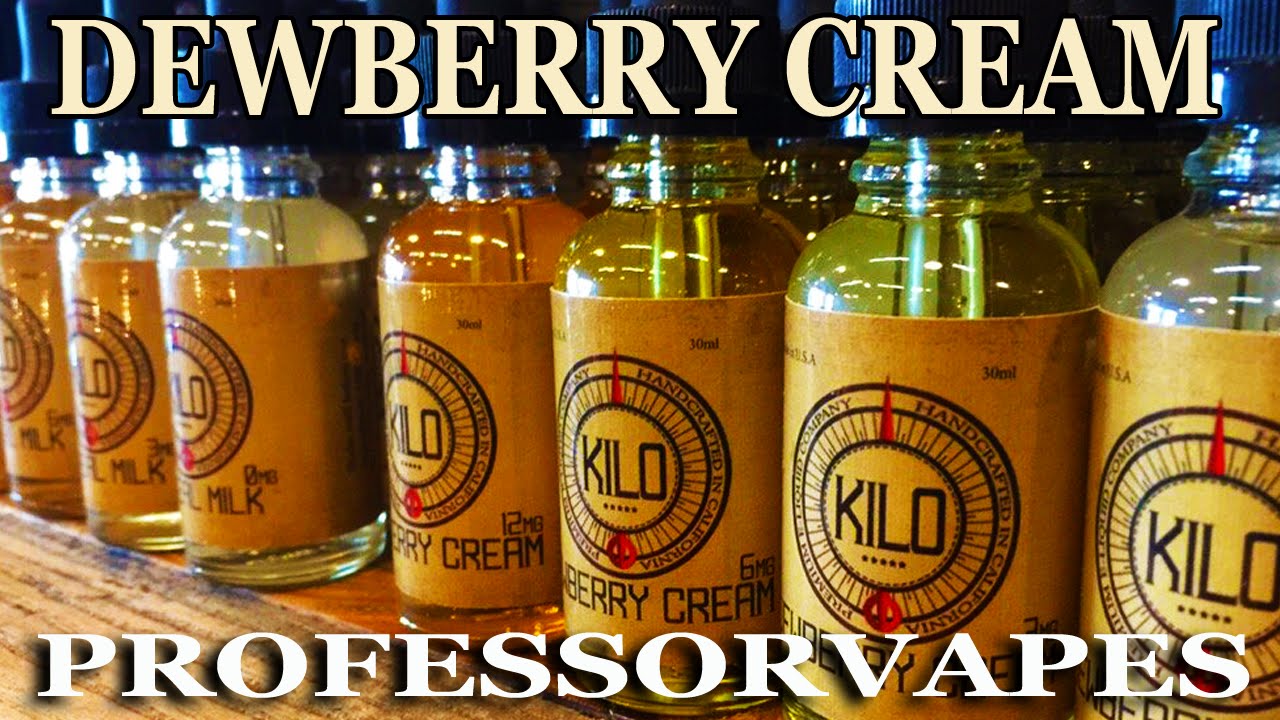 Dewberry cream Vape juice from Kilo quality E liquid