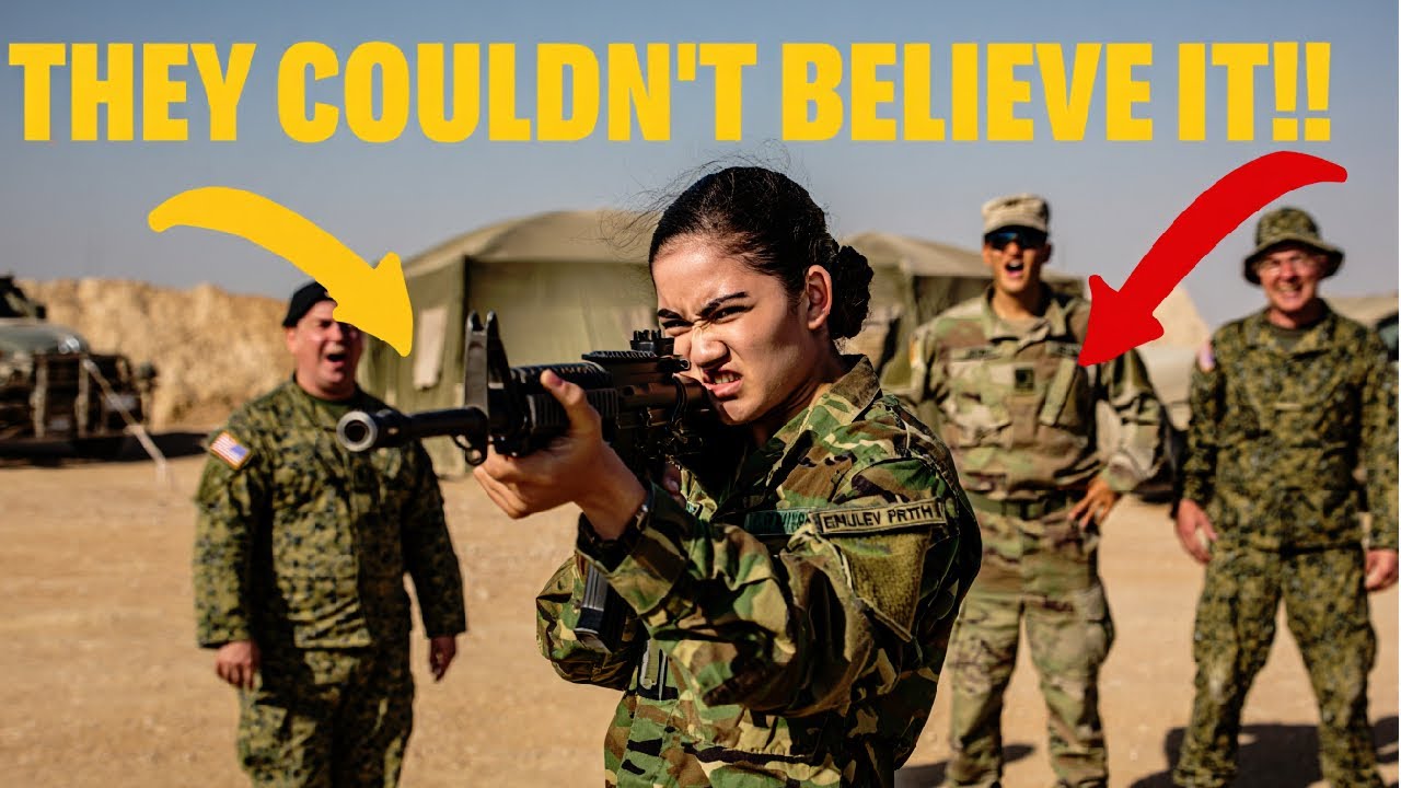 Colonel Laughs At Little Girl's Firing Range Request  Until She Shattered Every SEAL Shooting Record