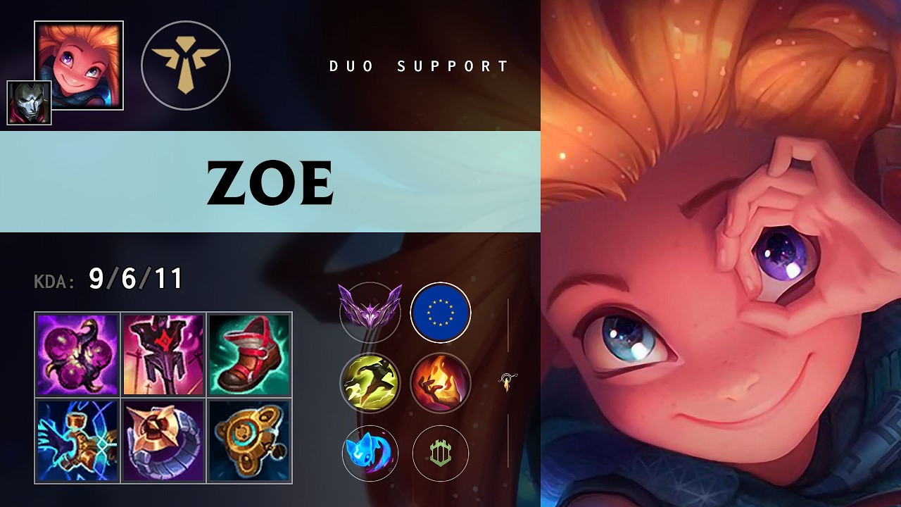 Zoe Support vs LeBlanc - EUW Master Patch 26.12